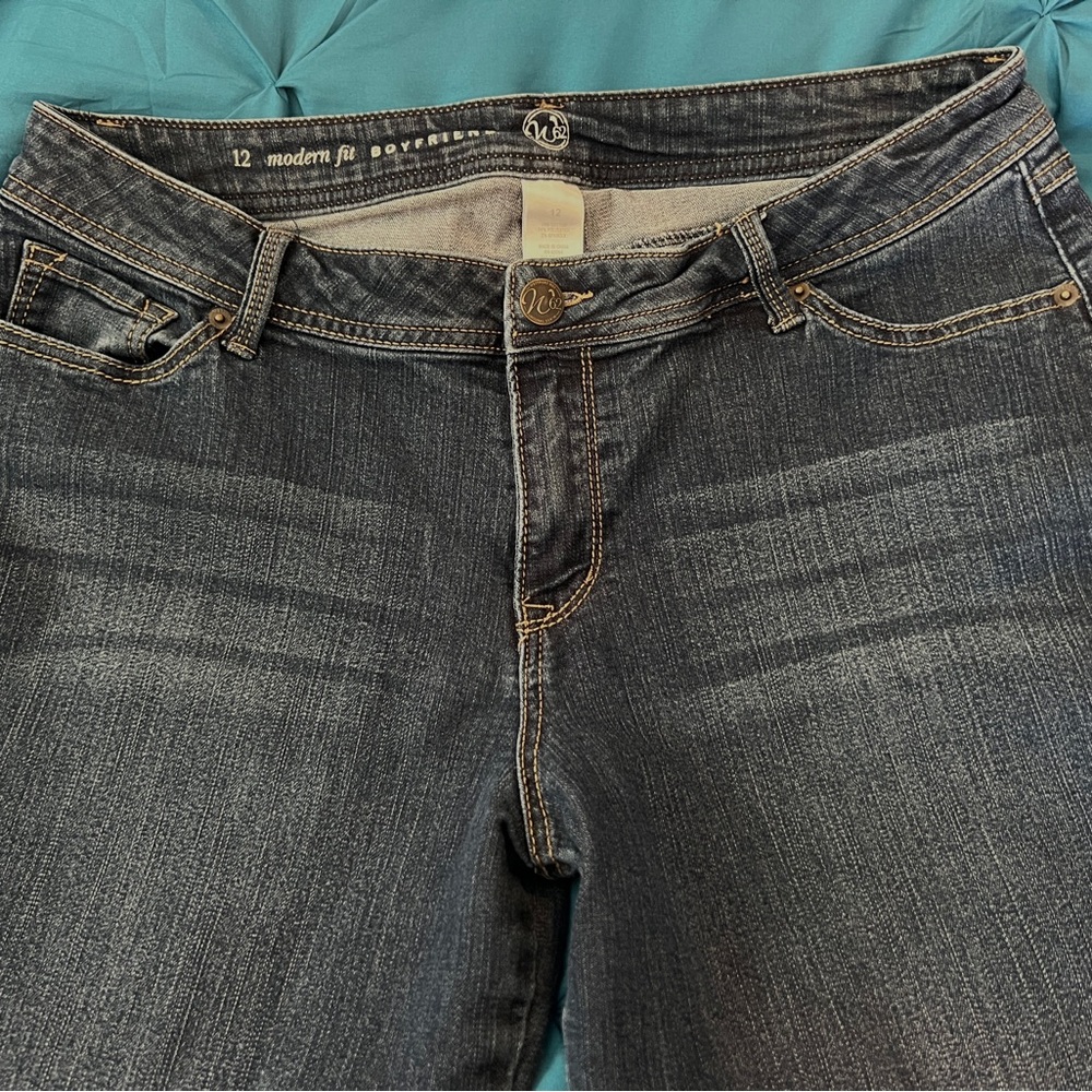 W62 Westport Modern Fit Boyfriend Jeans size 12
